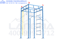 四面体高空拓展器材